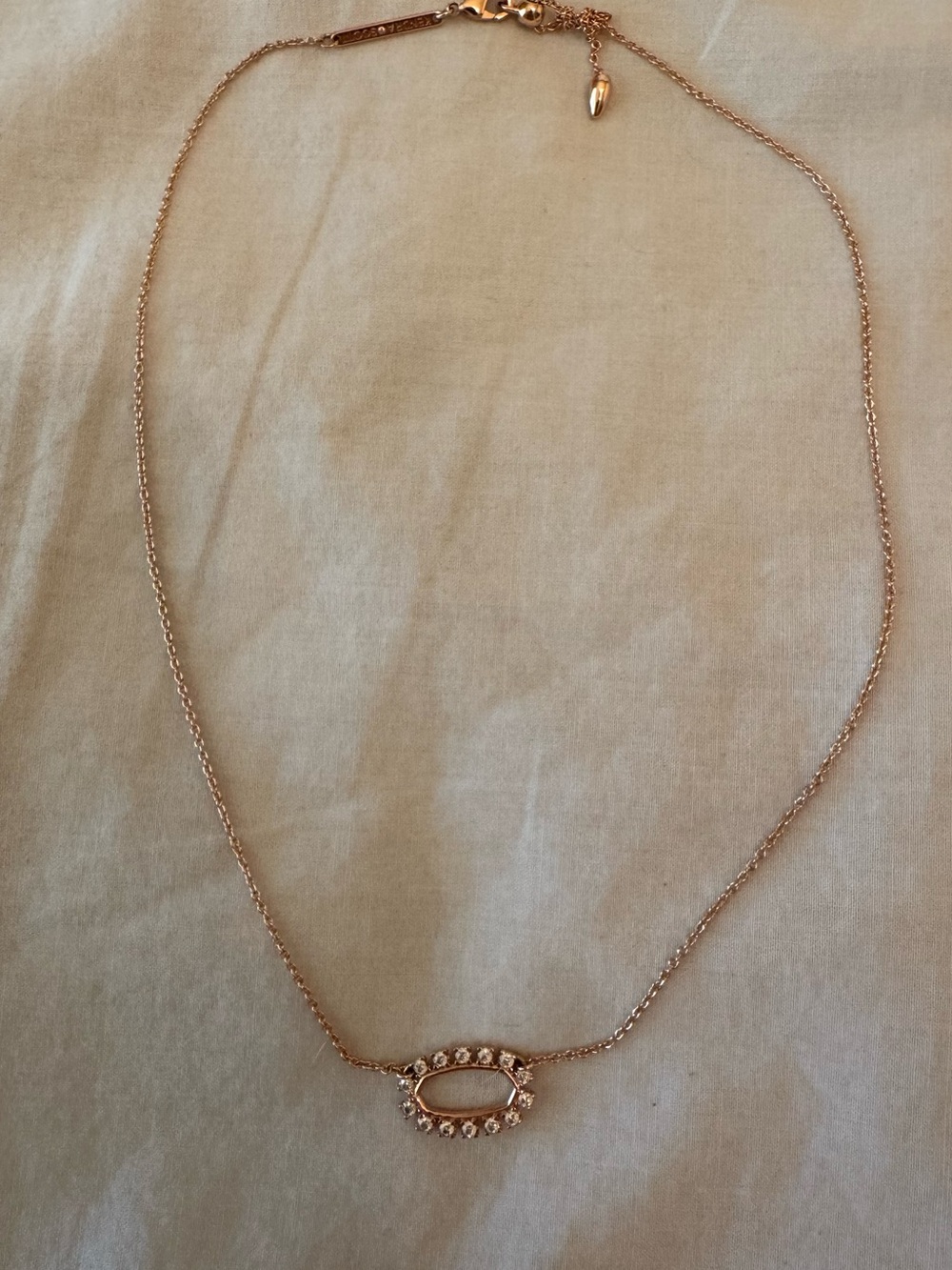 Rose Gold Kendra Scott Necklace